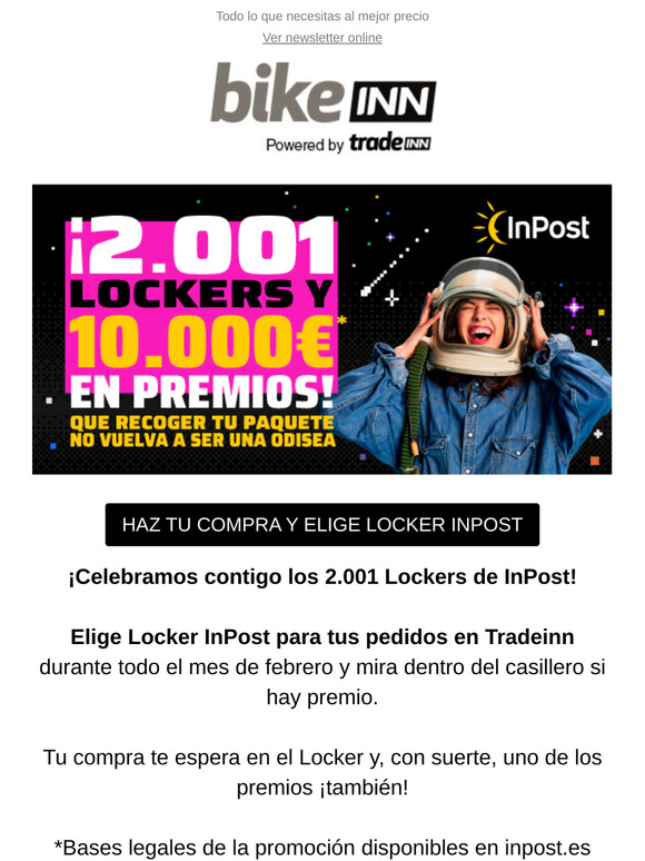 📦 Elige InPost y podrás ganar un premio 🎉