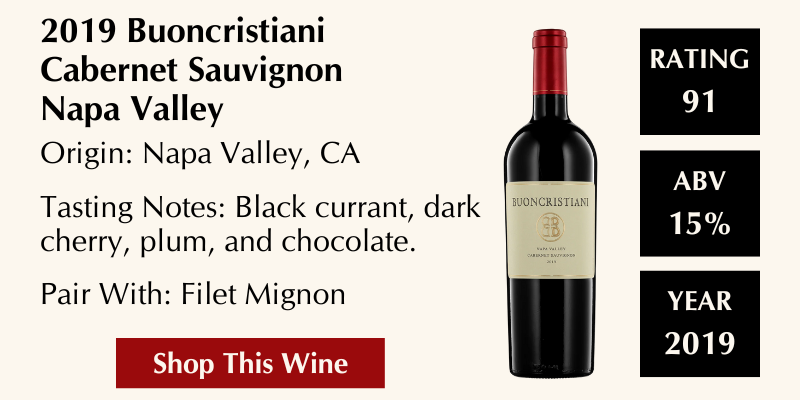 2019 Buoncristiani Cabernet Sauvignon Napa Valley