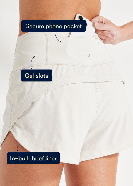 In Tempo Woven Short in Cloud