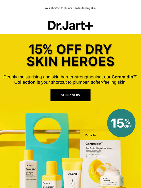 LIMITED TIME ONLY: 15% OFF Dry Skin Heroes!
