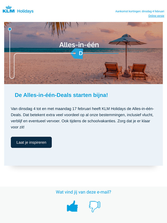Er komt korting aan op jouw droomreis