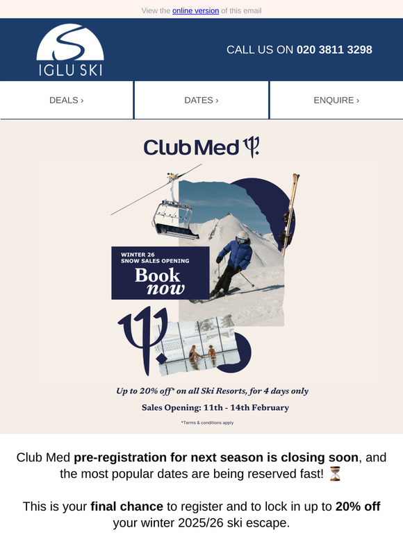 Last Chance! Save 20% on Club Med Holidays Next Season – Secure the Best Dates ⏳