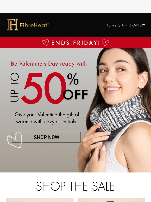 Save Up To 50% Off Heart-Warming Gifts 💕
