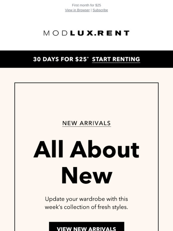 New arrivals you'll want to rent next