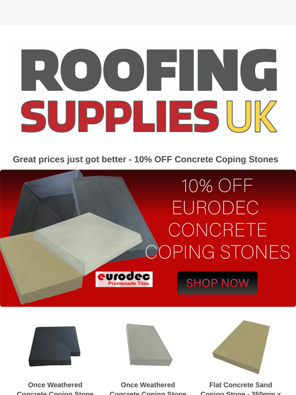 10% OFF Concrete Coping Stones