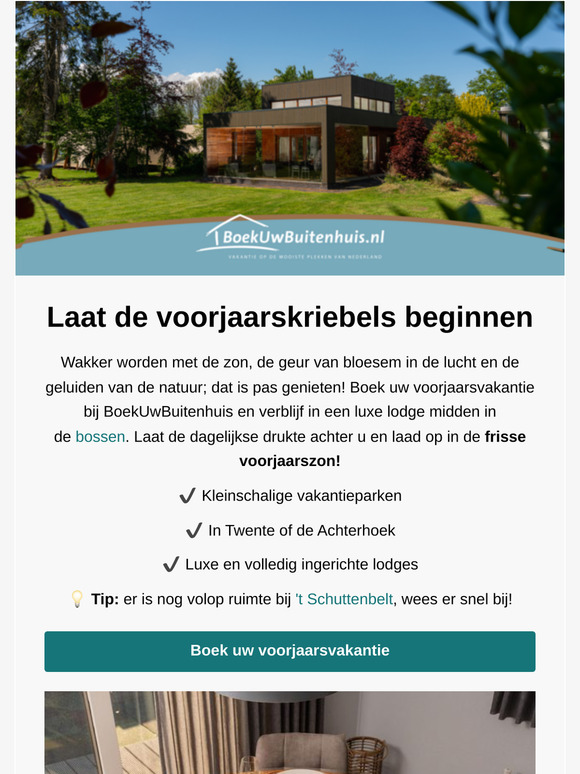 Beleef voorjaarspret tijdens uw vakantie 🌼