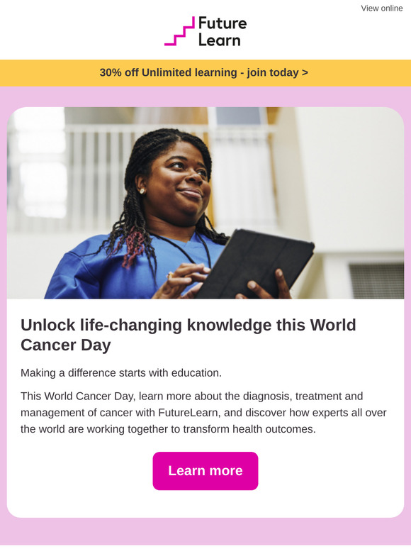 Unlock life-changing knowledge this World Cancer Day
