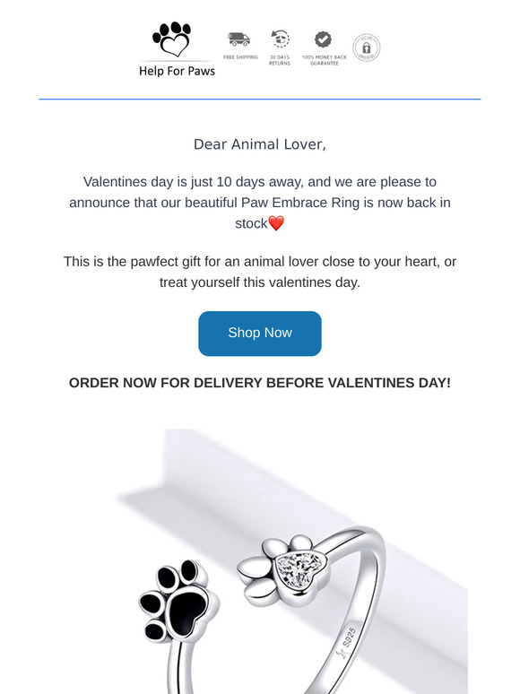 The Paw-Fect Valentines Gift For ALL Animal Lovers❤️