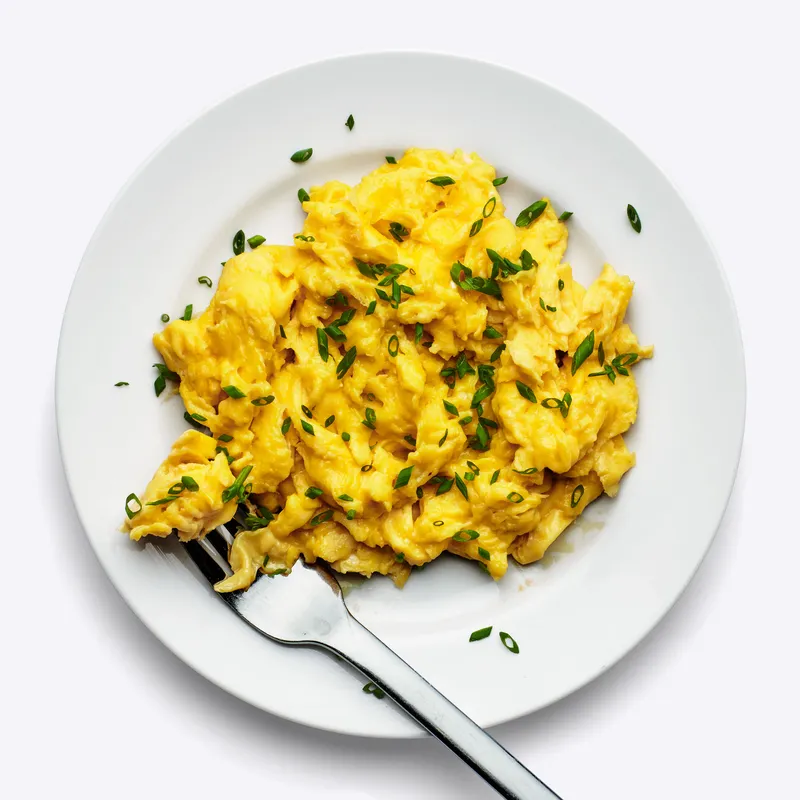 creamy scrambled eggs