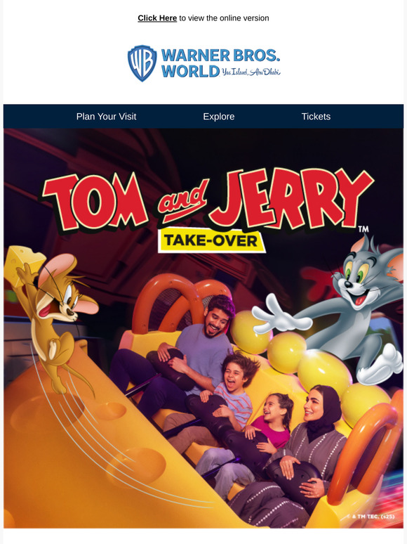 Tom & Jerry Take Over Warner Bros. World! 🐭🐱