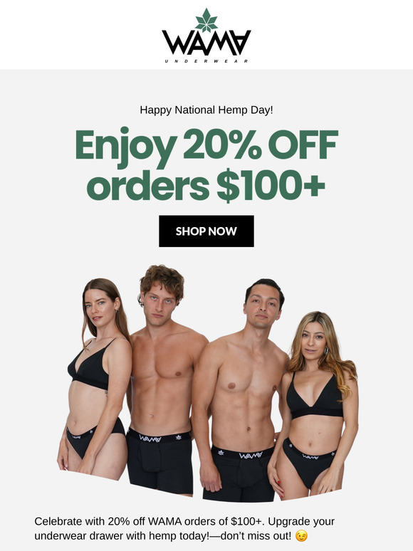 Celebrate Hemp Day with 20% OFF