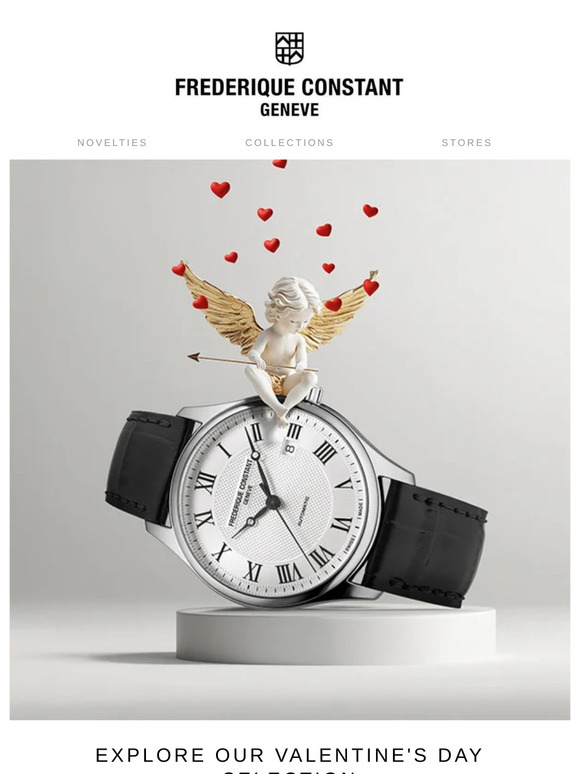 Celebrate timeless love this Valentine’s Day with Frederique Constant.