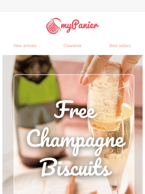 Free Champagne Biscuits ✨