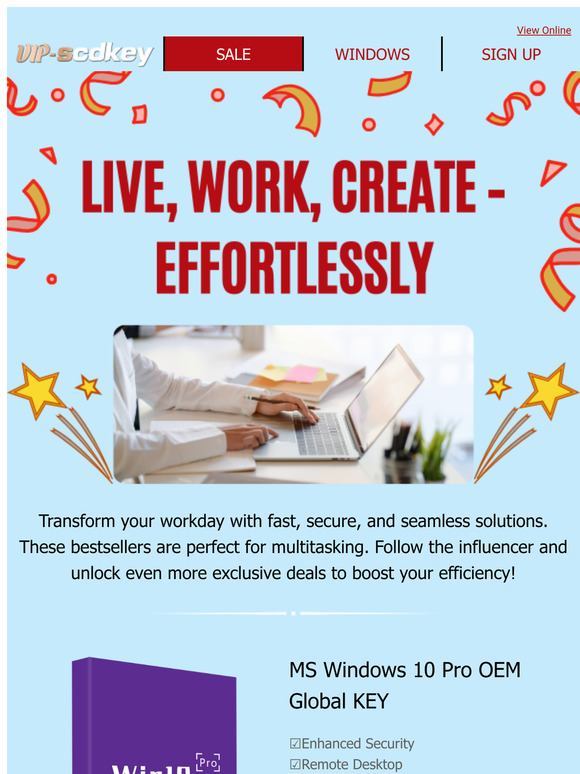 Live, Work, Create – Smarter with Windows & Office