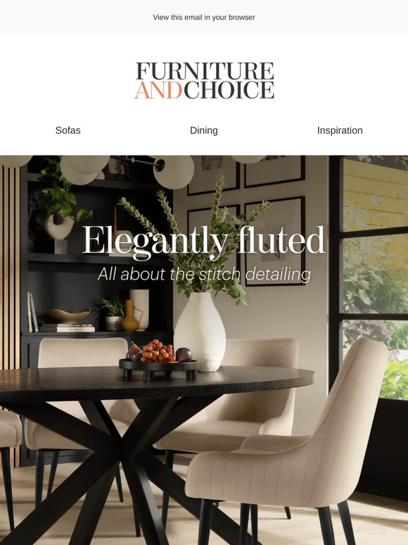 Elegantly fluted
