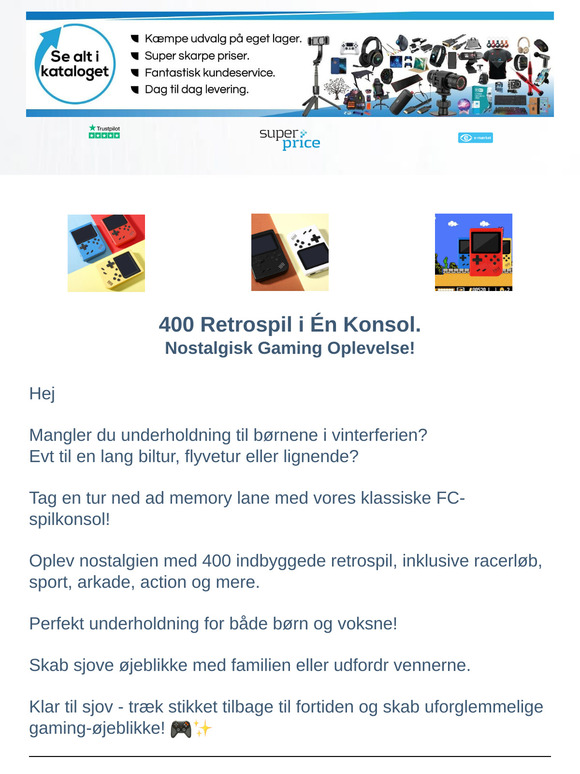 Underholdning til Vinterferien? 🕹🚗