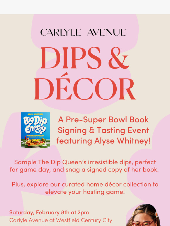 You're Invited! Tasting Event, Book Signing, and Shopping!