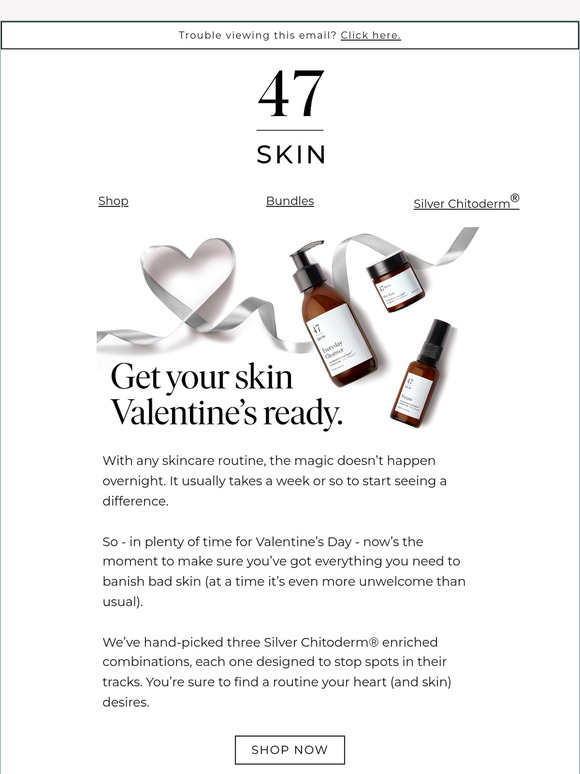 Give your skin an early Valentine’s Day present 💝