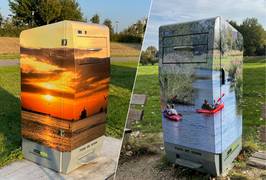 Lelijke afvalbakken in Goes? In Terneuzen maakten ze er kleine kunstwerkjes van