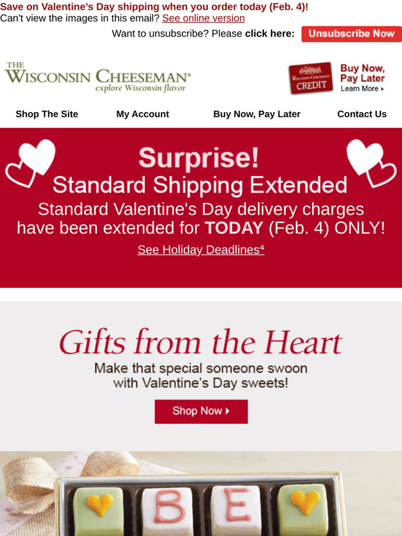 Standard Shipping Extended! Today Only