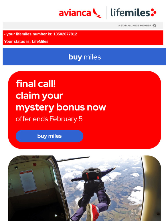 😥you’re running out of time to get a bonus when buying miles