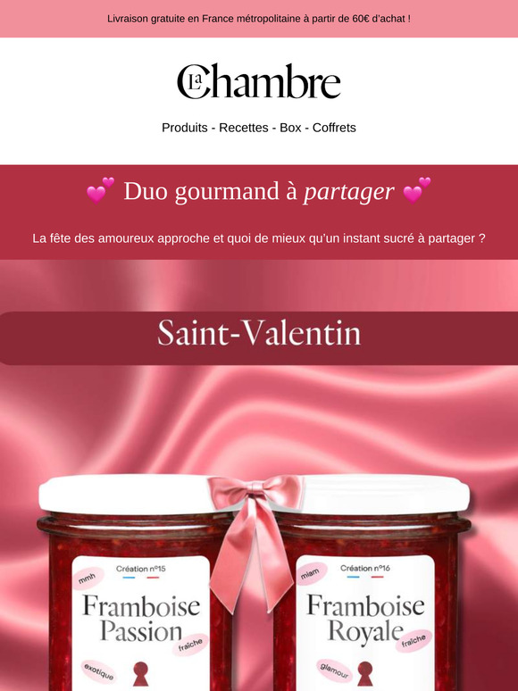 Saint-Valentin : un duo gourmand à partager 💘