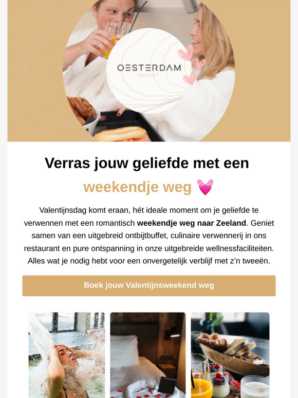 💓 Hier gaat je hart sneller van kloppen: Valentijnsweekend bij Oesterdam