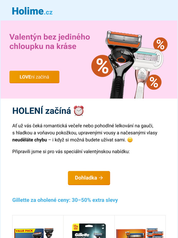 [Extra slevy 30–50 %!] 💝 LOVEní začíná: s Gillette nebo Braun neuděláte chybu →