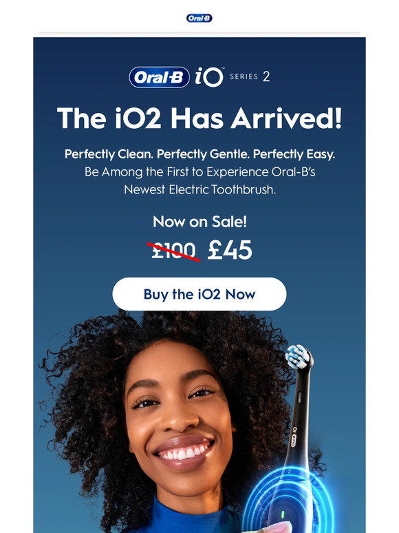 It’s Here! The NEW iO2 Electric Toothbrush is Now on Sale