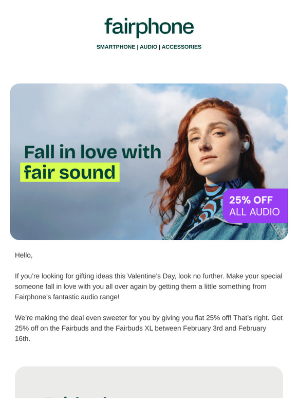 Fall in love with fair sound this Valentine’s Day.