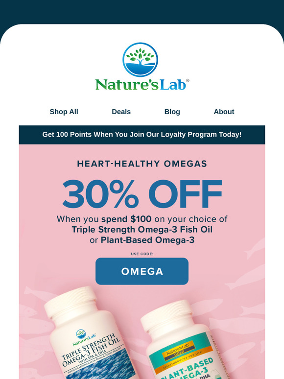 Stay Heart Healthy with 30% Off