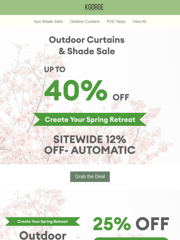 Up to 40% Off Spring Sale ⚡