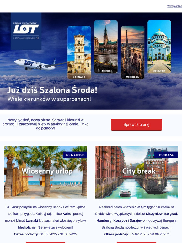 ⏰ Nie czekaj! Szalona Środa już trwa!