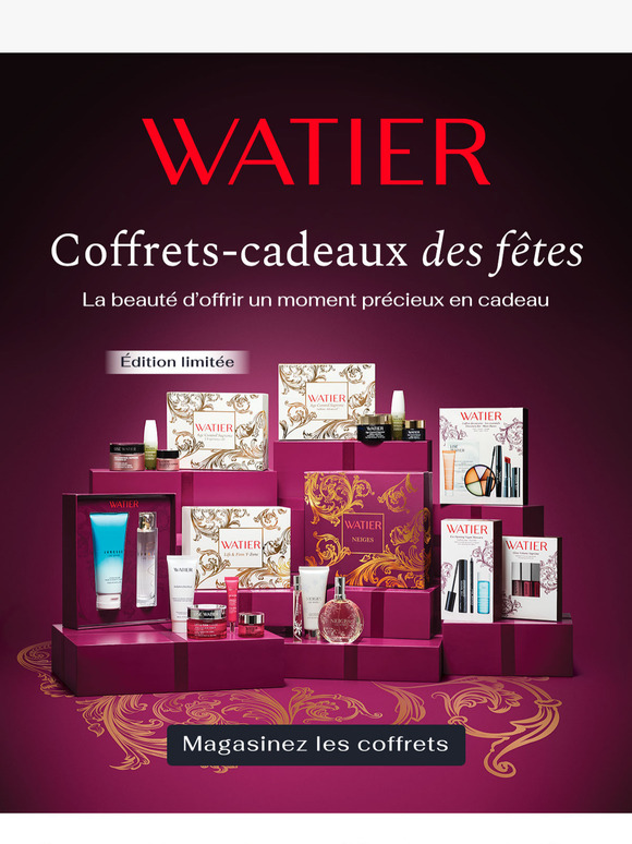 Découvrez nos coffrets du temps des fêtes 🎁