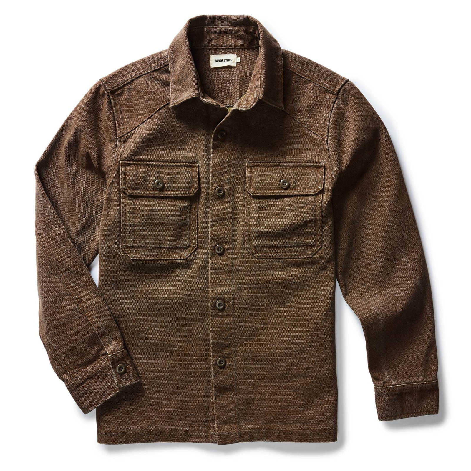 Image of The Shop Shirt in Aged Penny Chipped Canvas