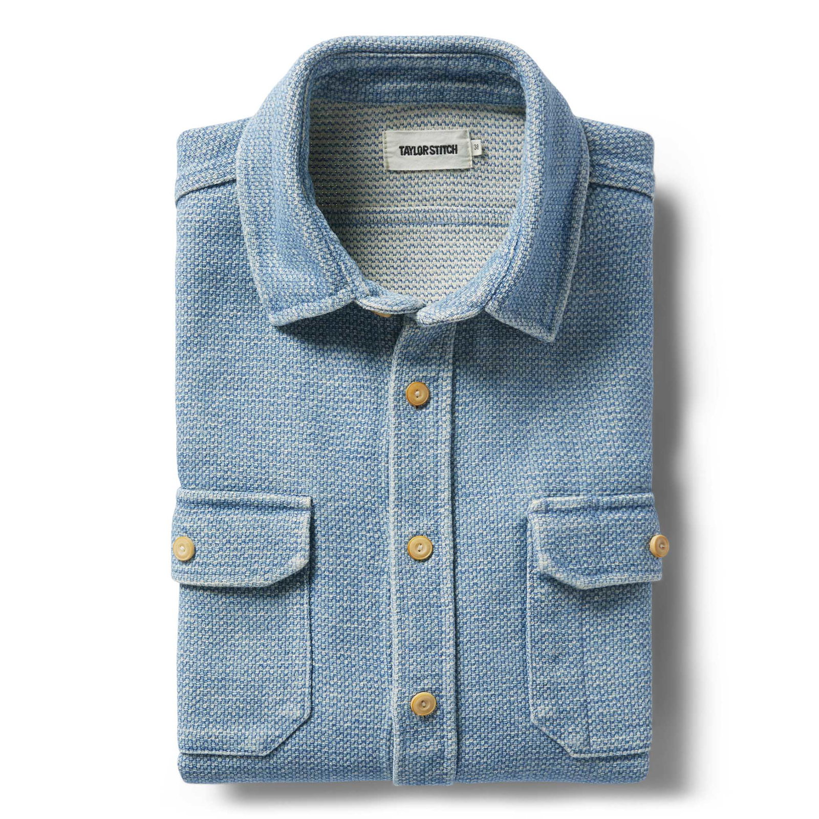 Image of The Division Shirt in Washed Indigo