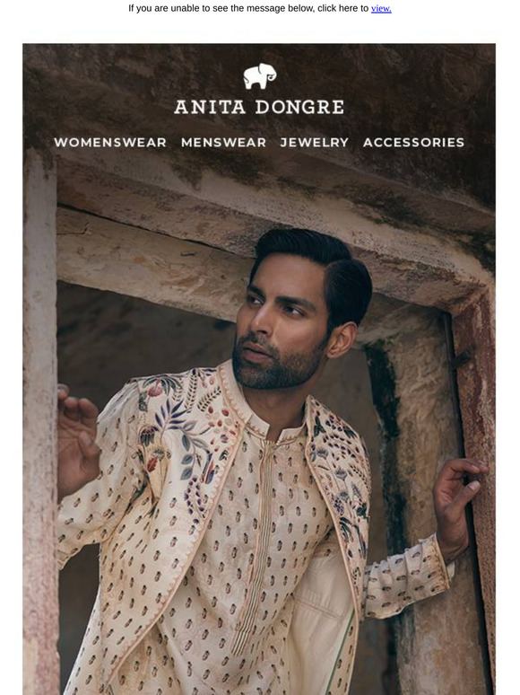 Heritage Indian crafts meets menswear.
