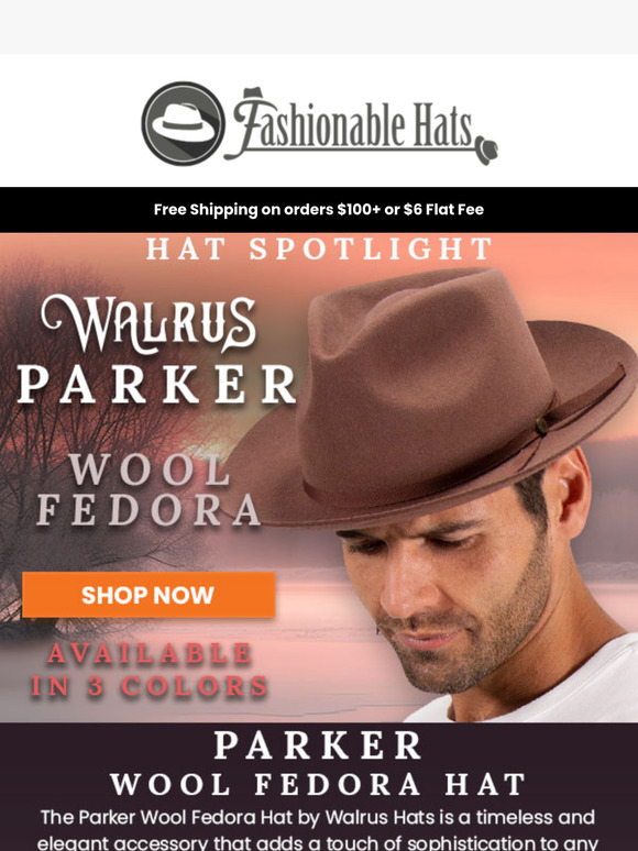 Meet the Parker Fedora: A Must-Have
