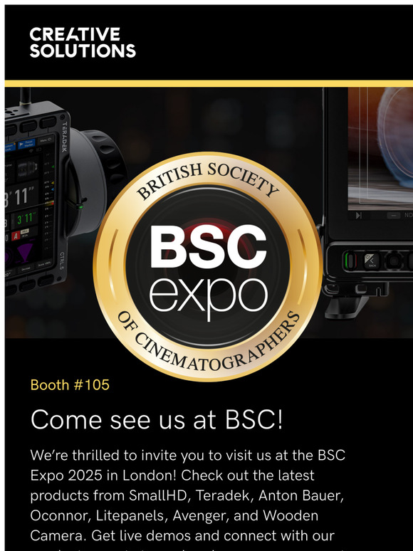 Come see us at BSC Expo in London!