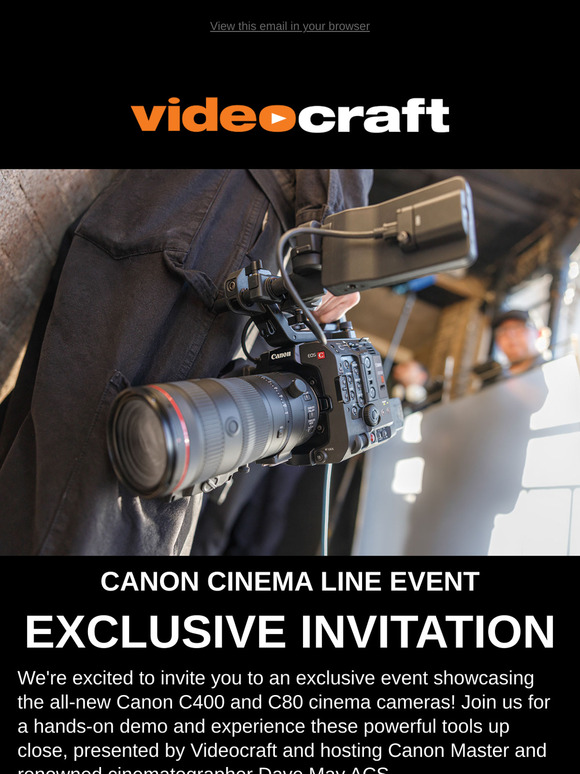 Canon Hands-On with Dave May
