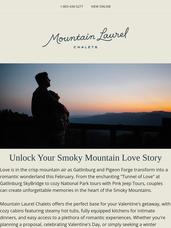 Unlock Your Smoky Mountain Love Story ❤️ Limited February Cabins!