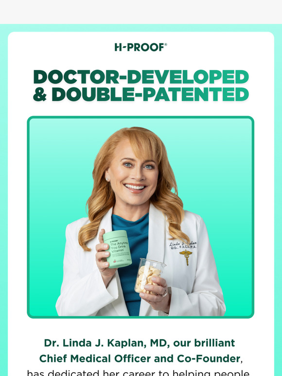 Doctor-Developed and Double-Patented 🩺