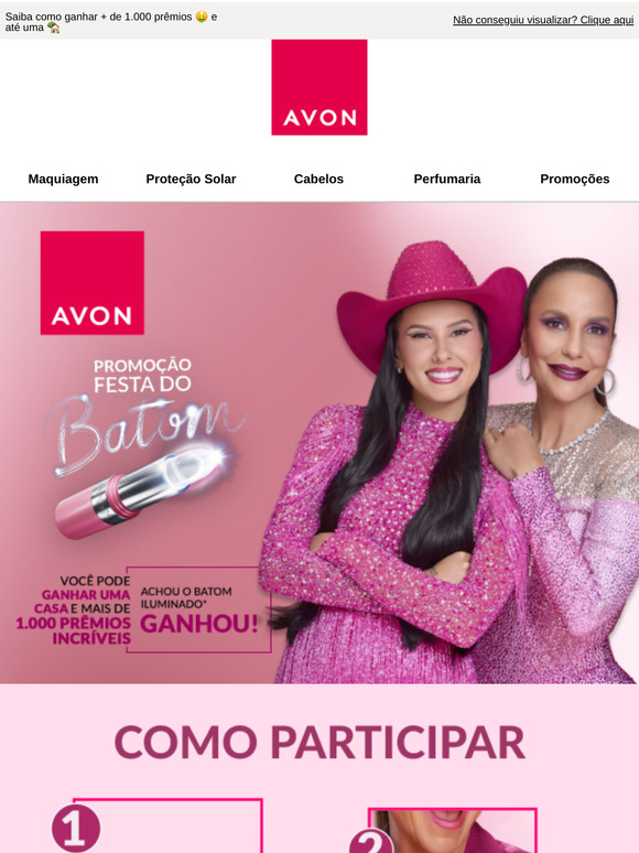 Participe da Promoção Festa do Batom 💄