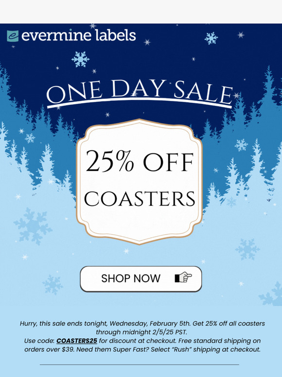 ✨Get 25% off coasters now! ✨