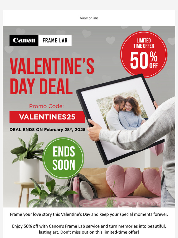 Valentine’s Day 50% OFF – Ending Soon!