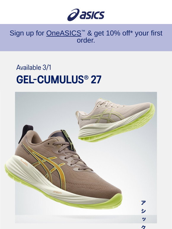 ASICS: Preorder GEL-CUMULUS® 27 | Milled