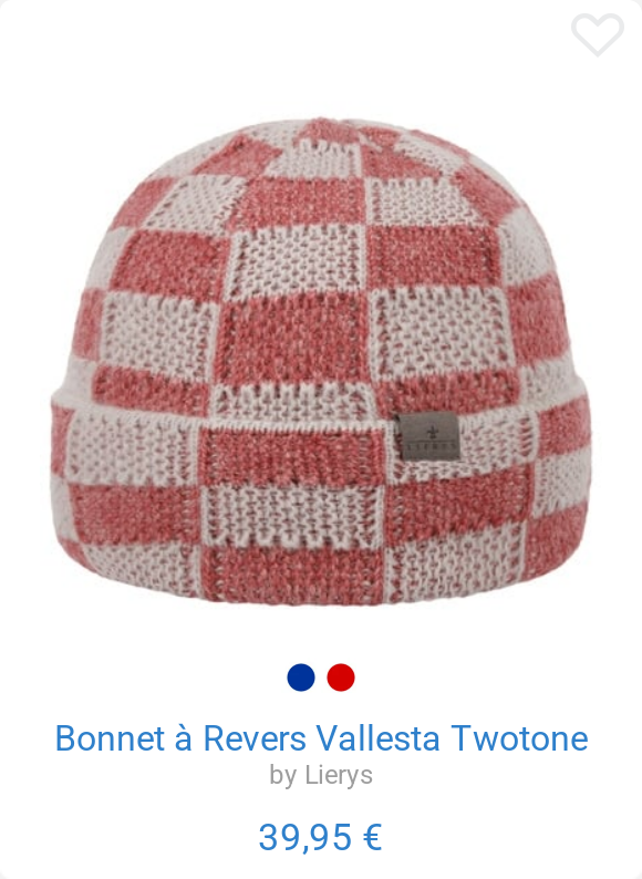 Bonnet à Revers Vallesta Twotone by Lierys