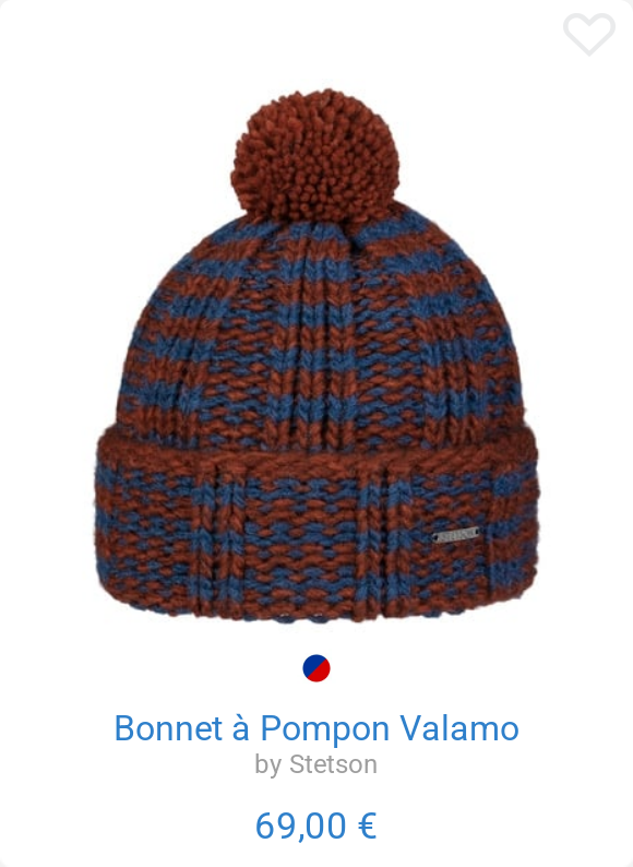 Bonnet à Pompon Valamo by Stetson
