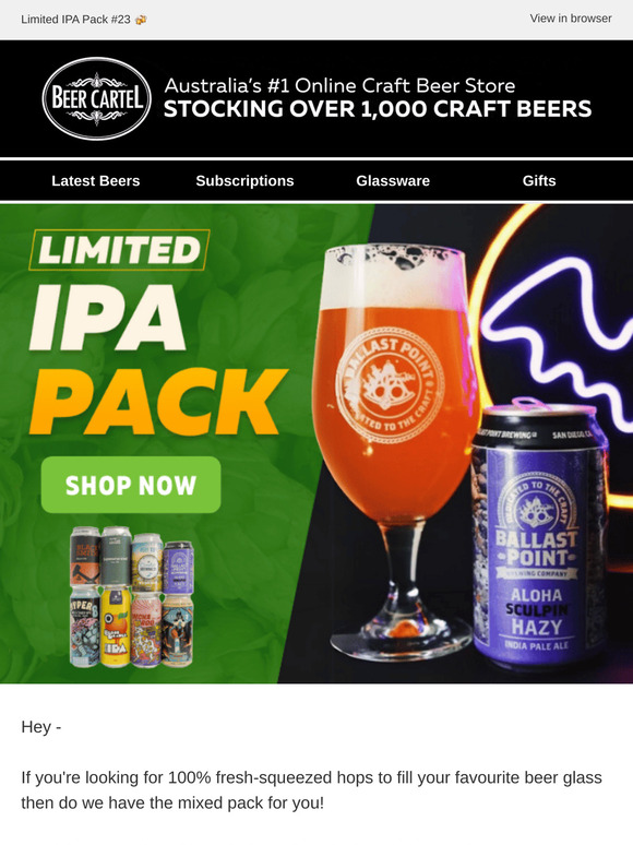 FRESH 💚 IPA Mixed Pack #25 🍻