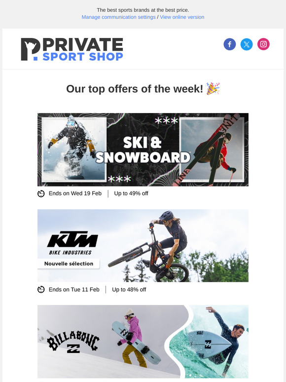 🏆 Top offers of the week!